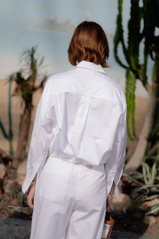 Les Jumelles Parallel shirt white