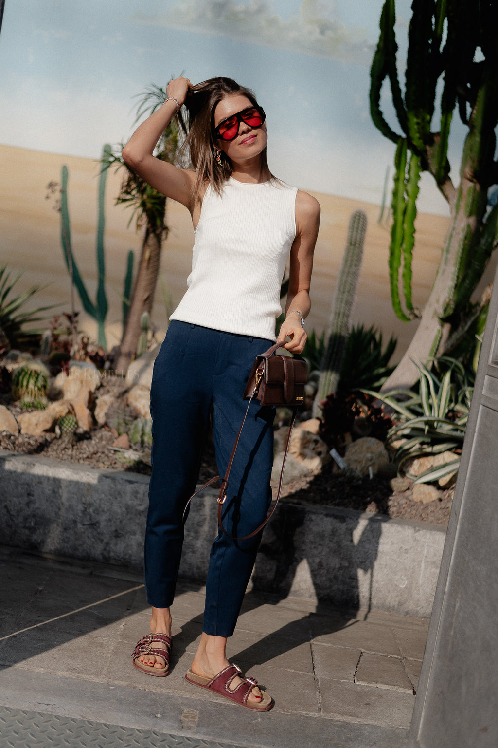 OBJLisa slim pant sky captain