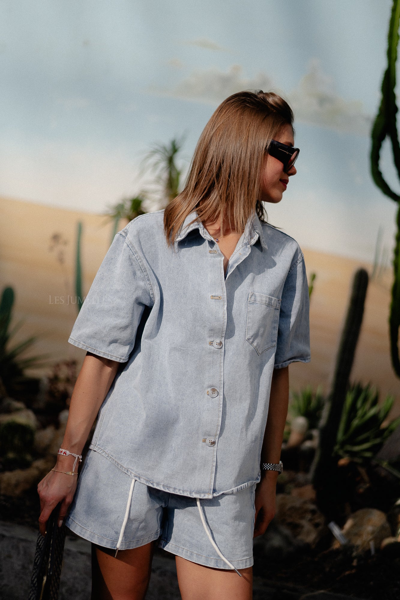 Zoe denim shirt blue