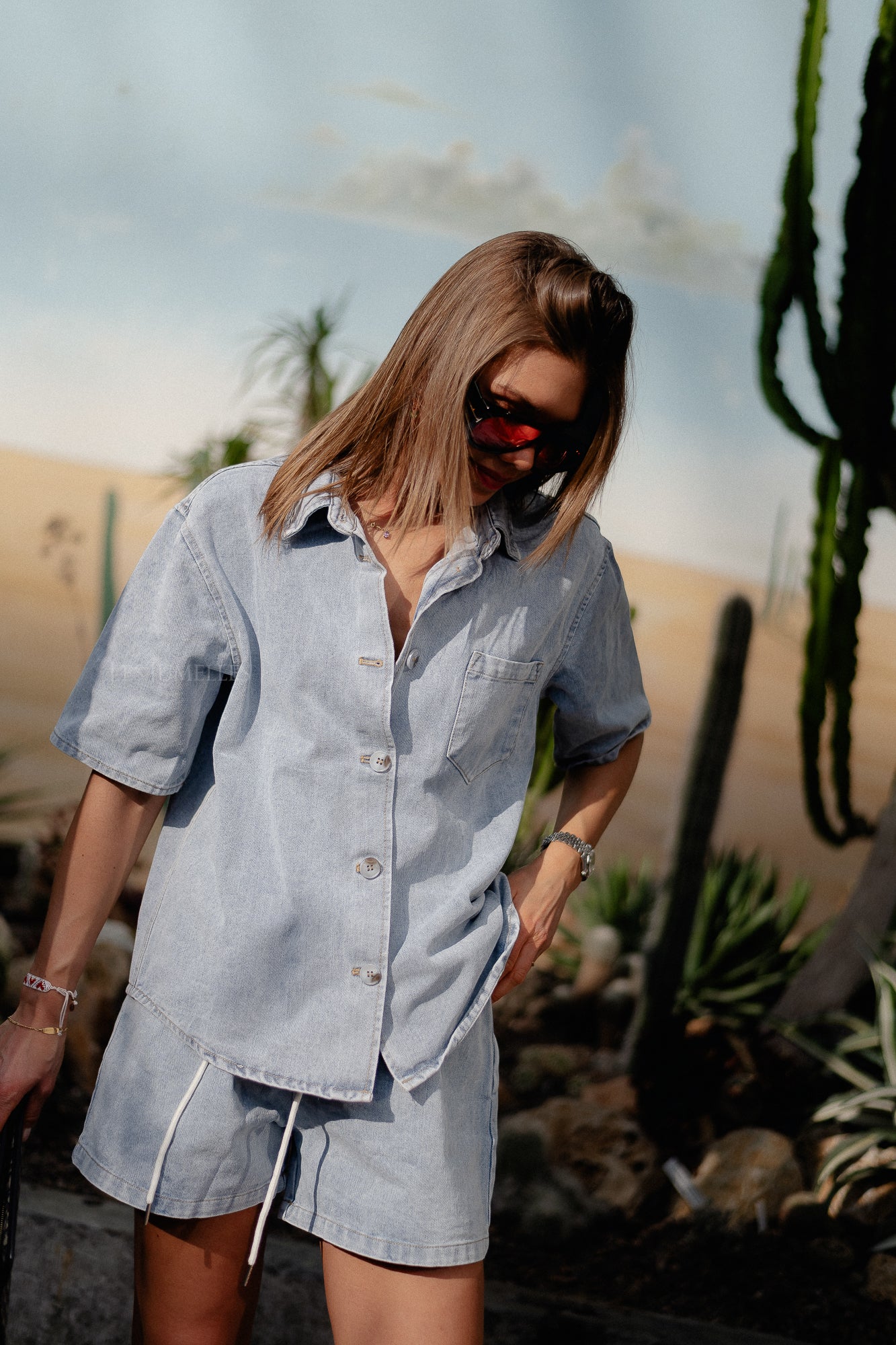 Zoe denim shirt blue