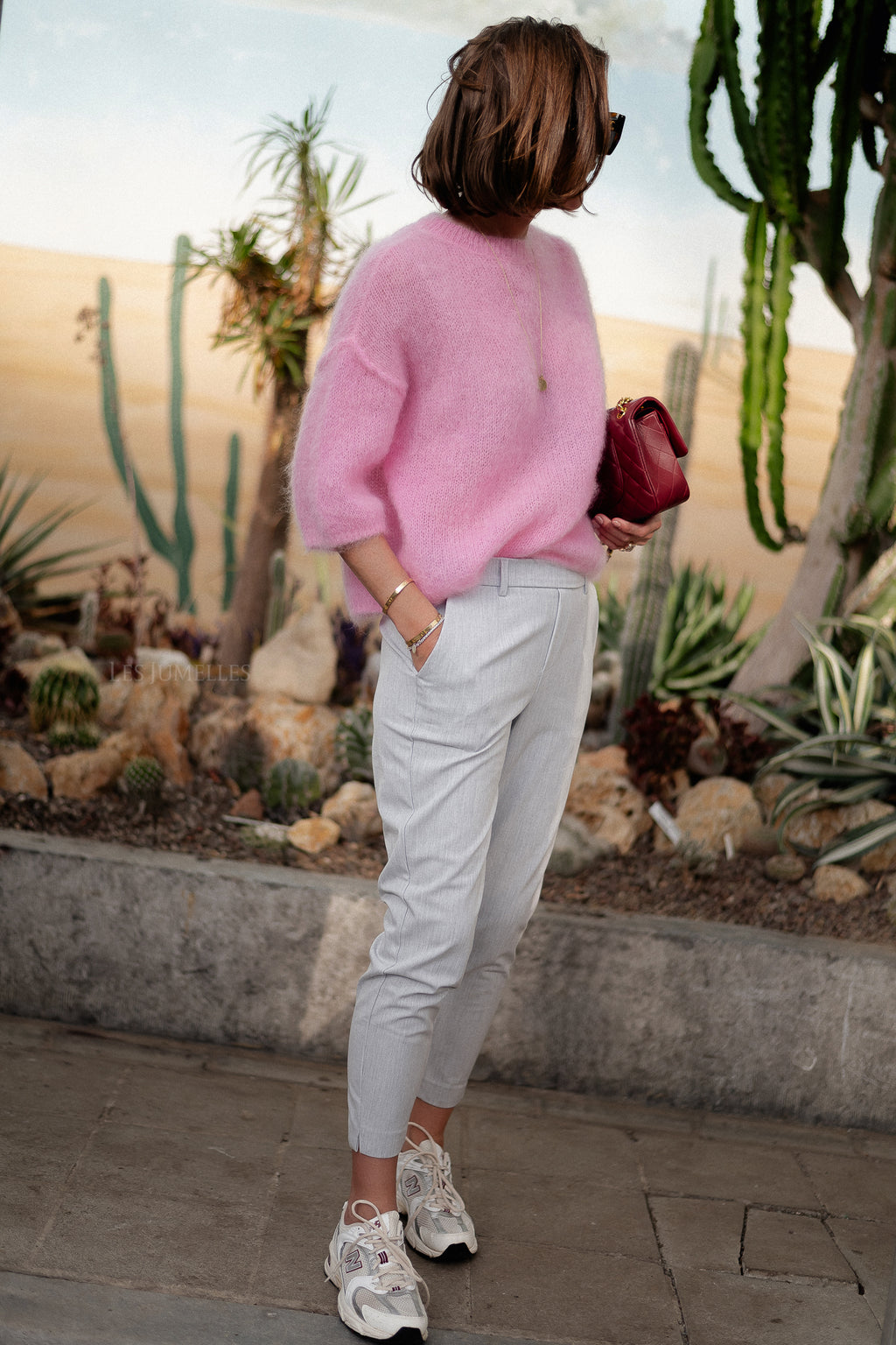 Pull mohair Nova rose