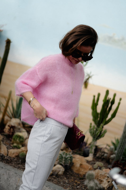 Les Jumelles Nova mohair jumper pink