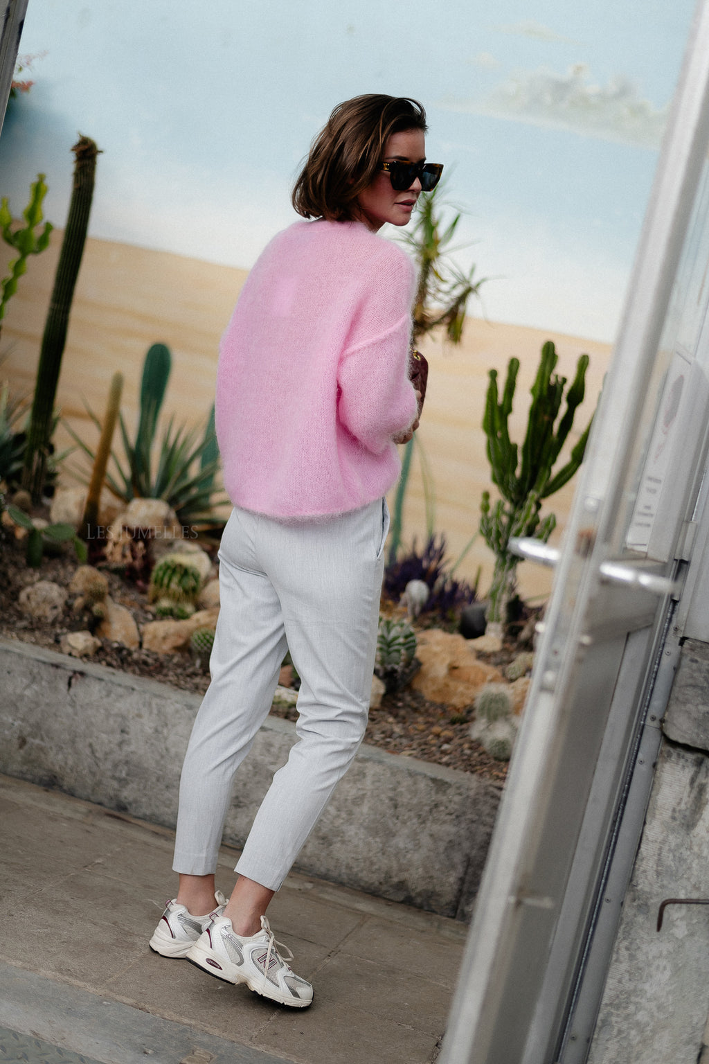 Pull mohair Nova rose