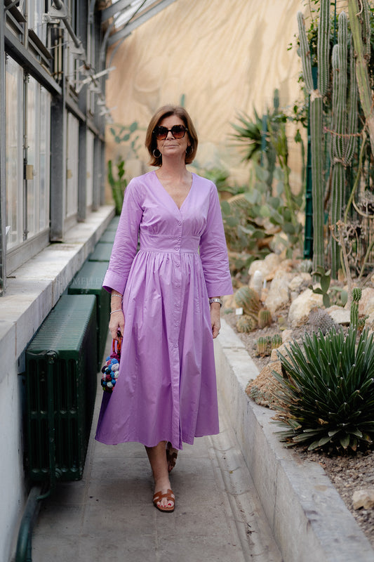 Les Jumelles Cycle dress violet