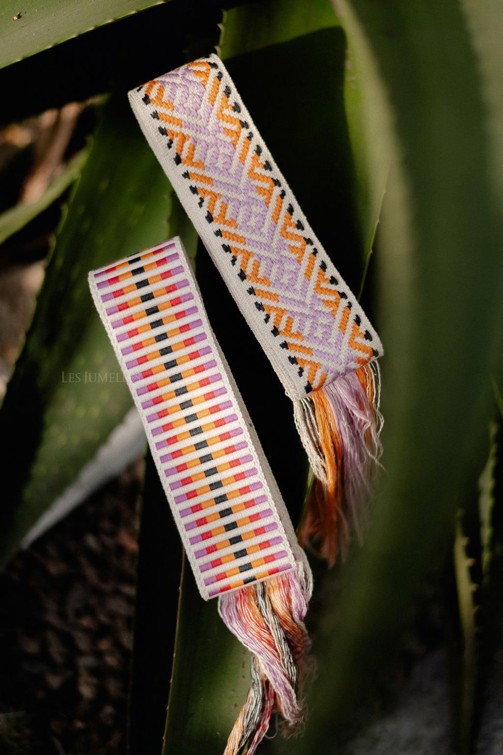 Belt 3 orange/violet