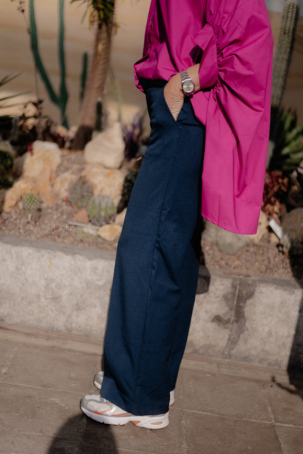 OBJLisa wide pant sky captain