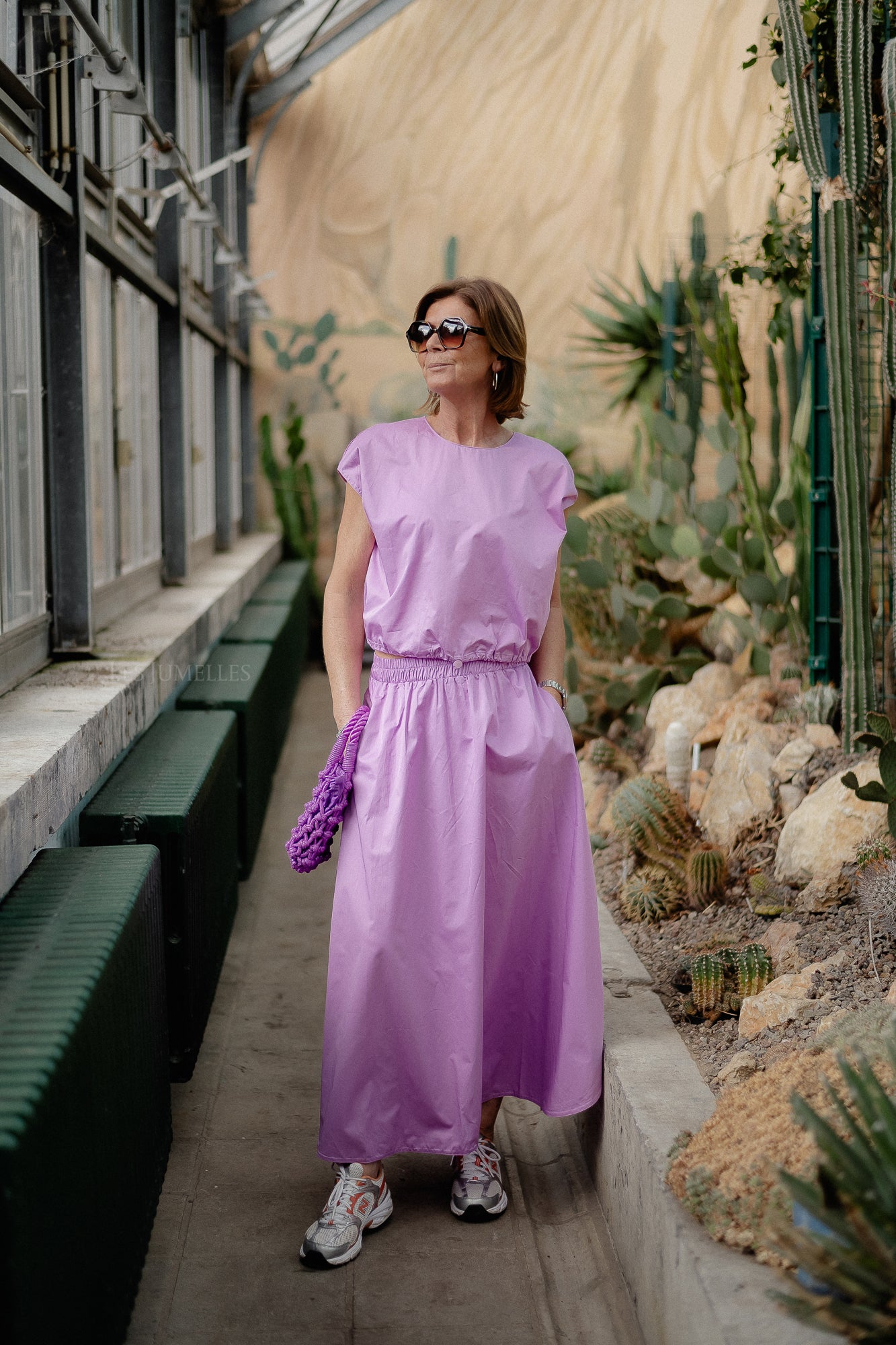 Eutopia long skirt violet