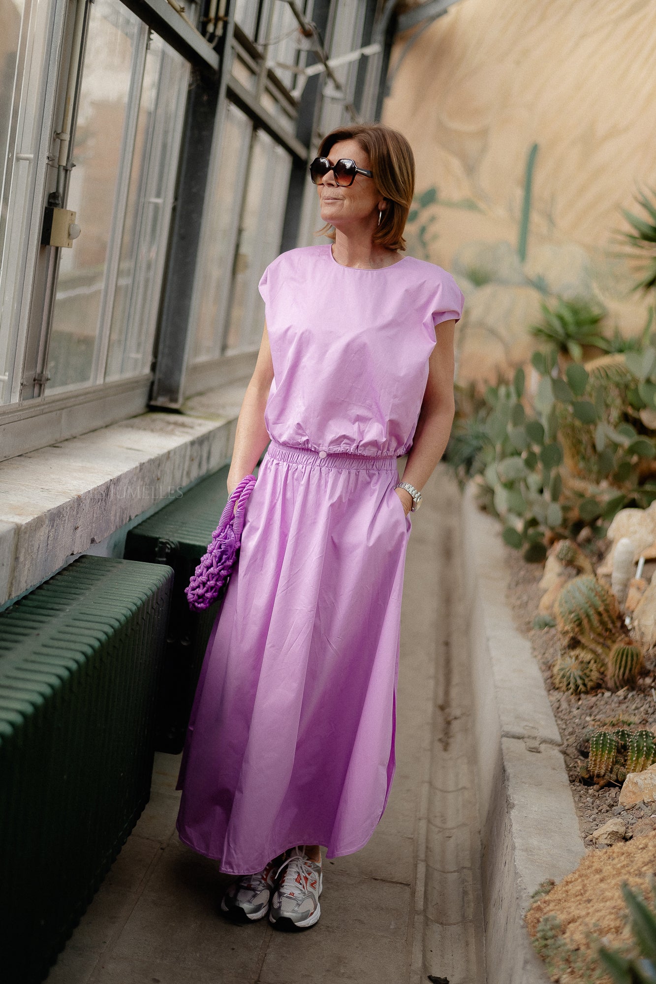 Eutopia long skirt violet