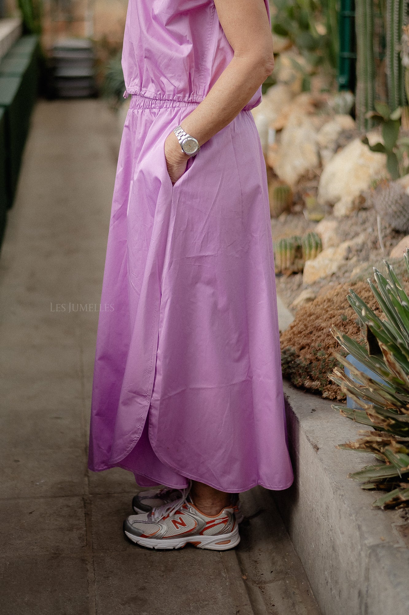 Eutopia long skirt violet