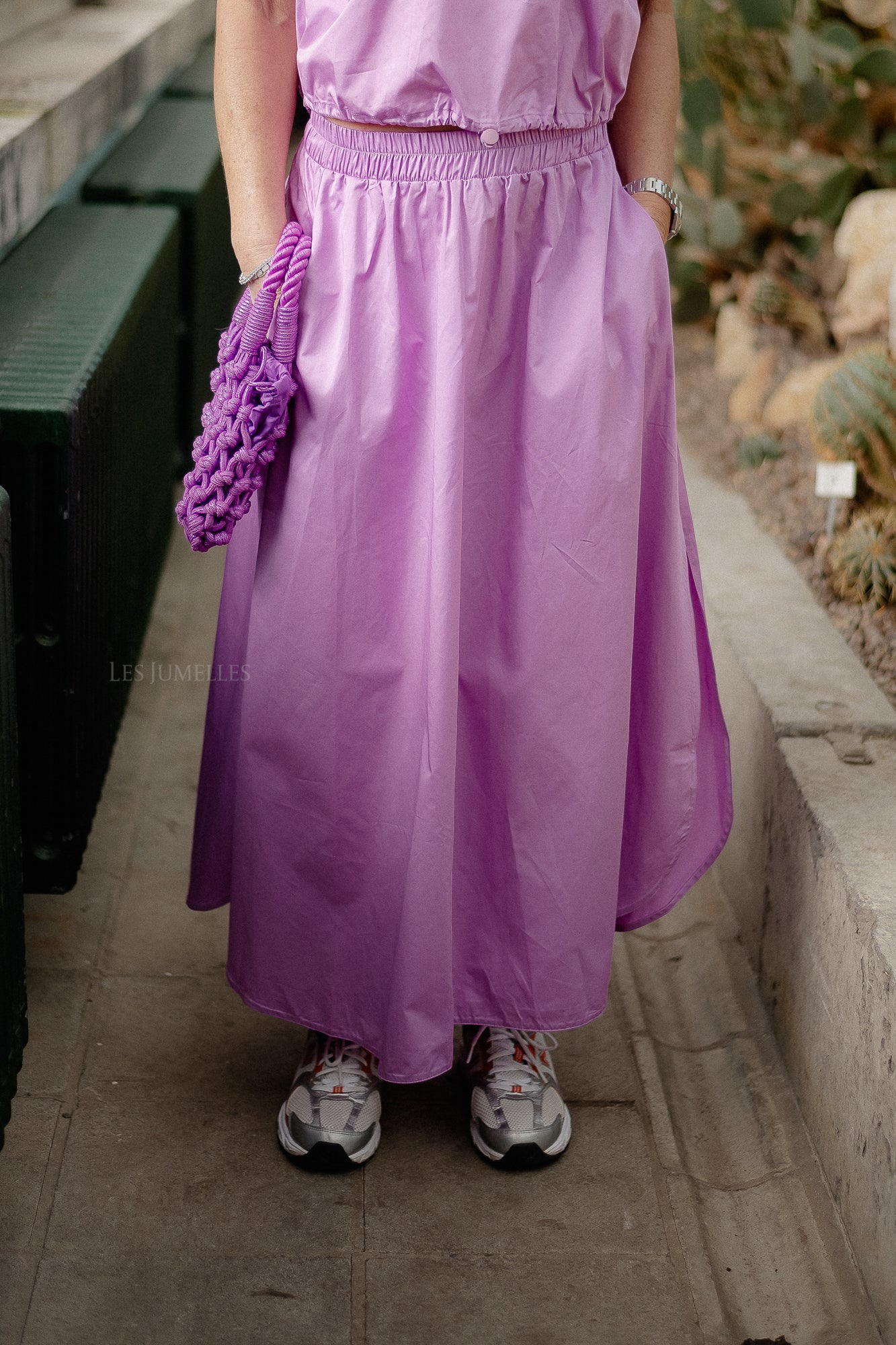 Eutopia long skirt violet