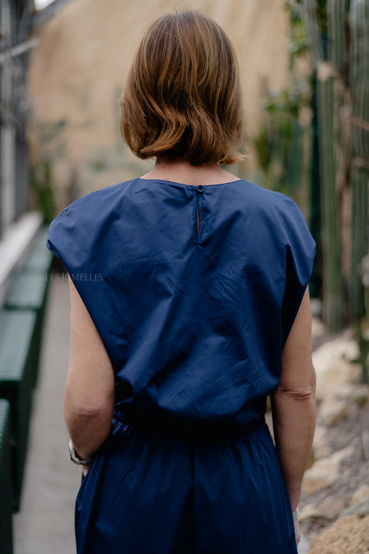 Les Jumelles Loki blouse navy