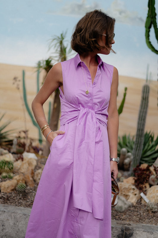 Les Jumelles Eros long dress violet