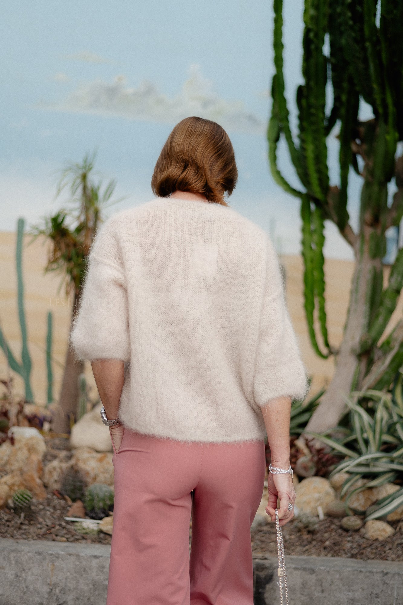 Nova mohair jumper beige