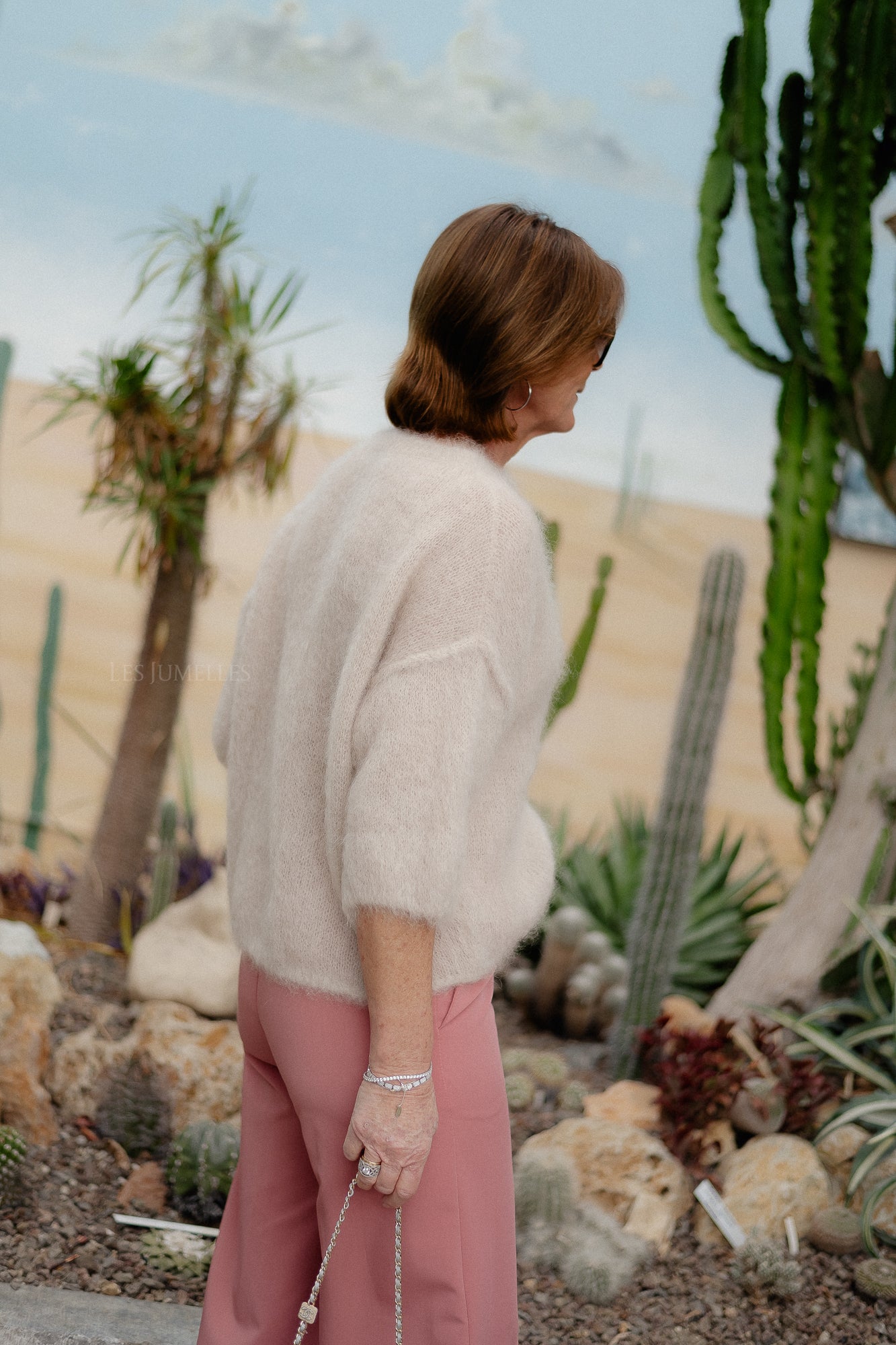 Nova Mohair-Pullover Beige