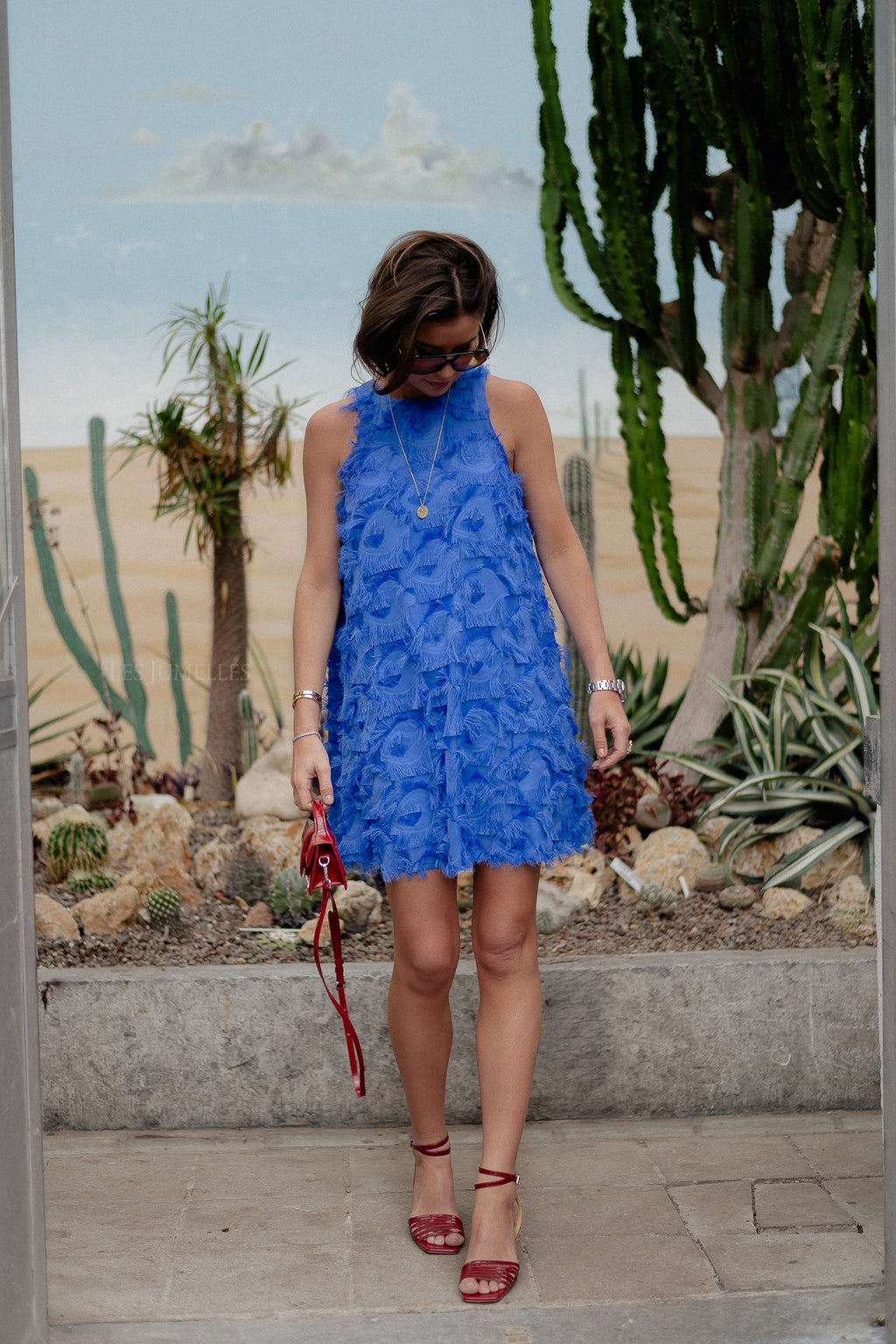YASDio SL Minikleid in strahlendem Blau
