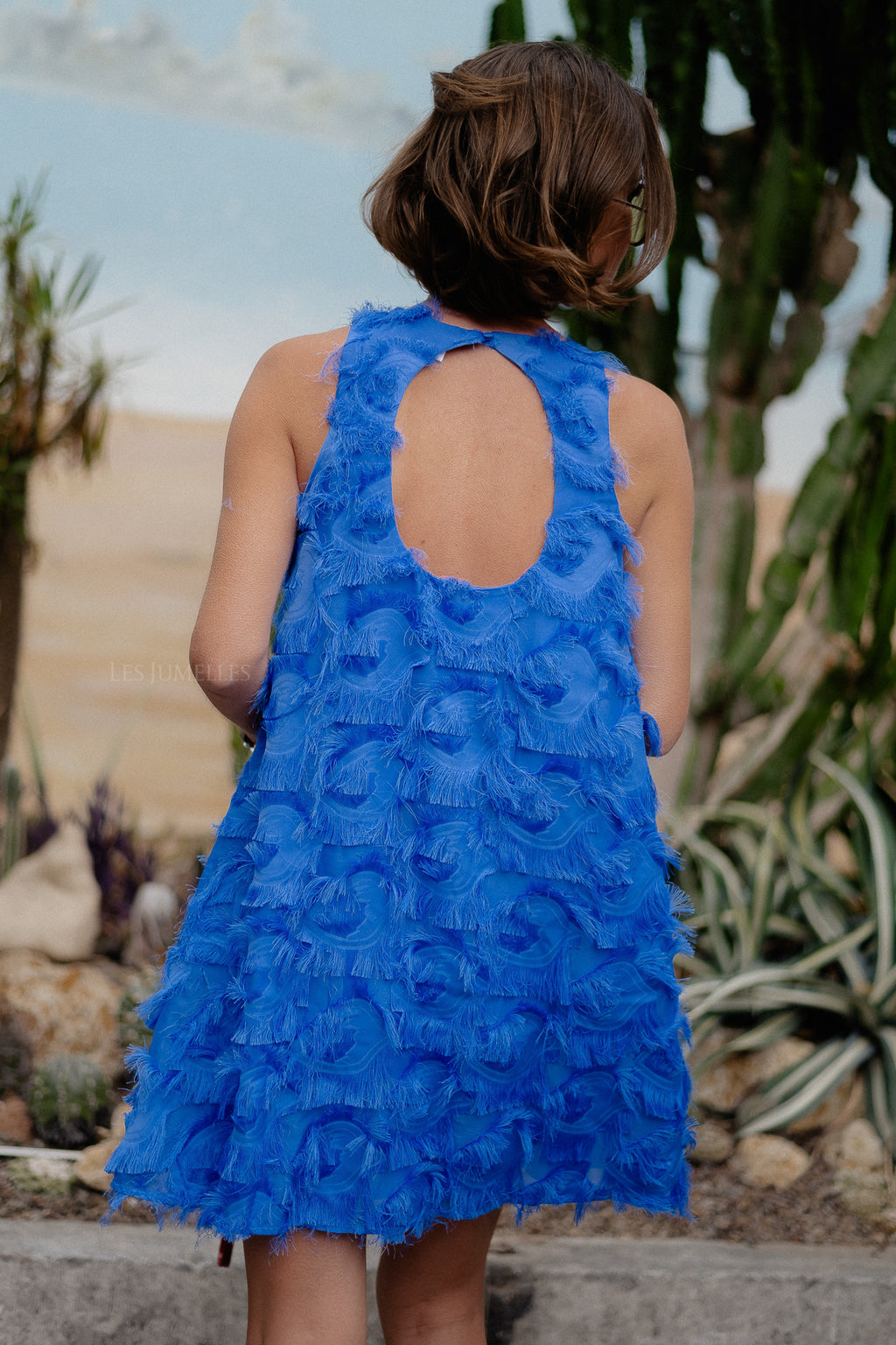 YASDio SL Minikleid in strahlendem Blau