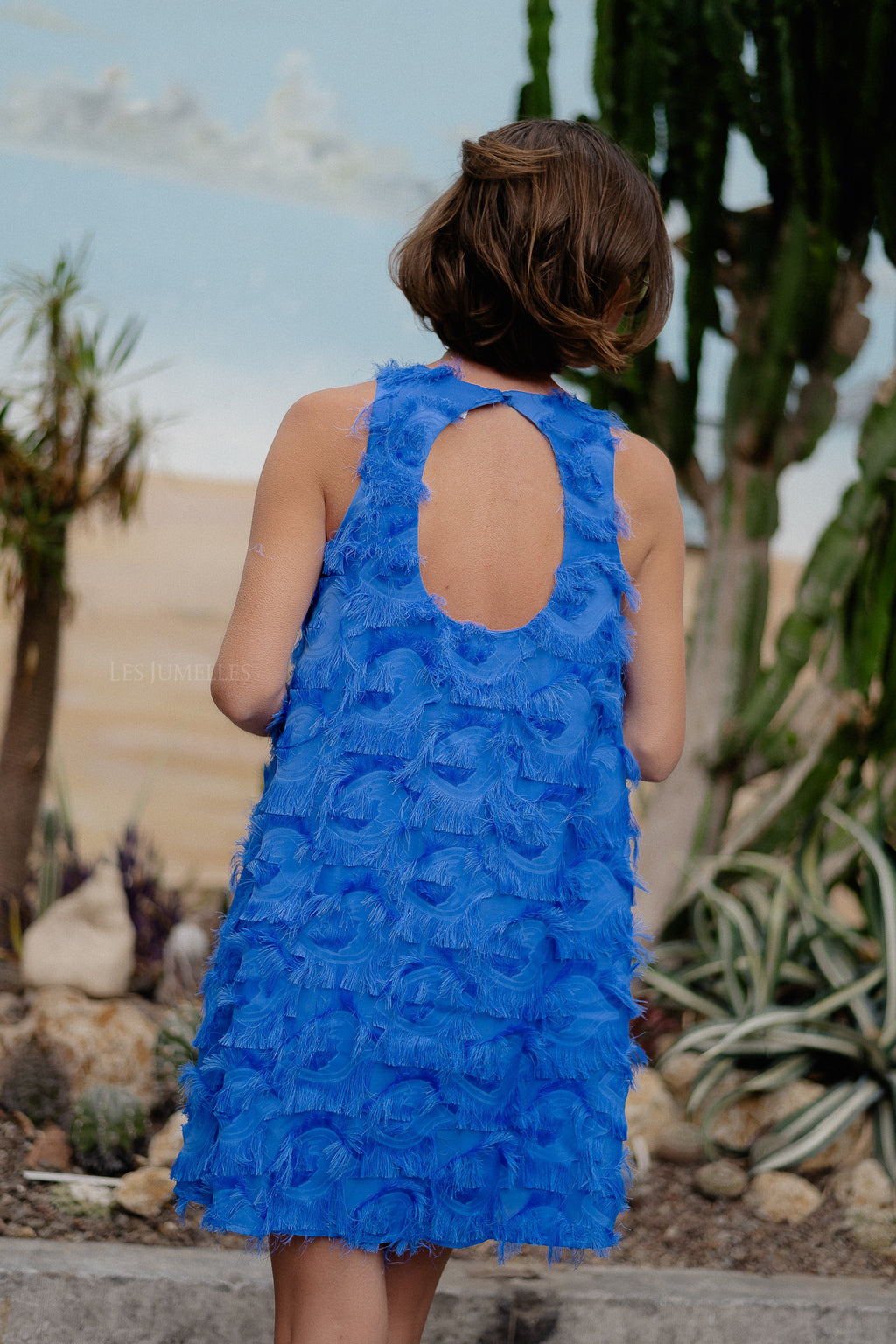 YASDio SL Minikleid in strahlendem Blau