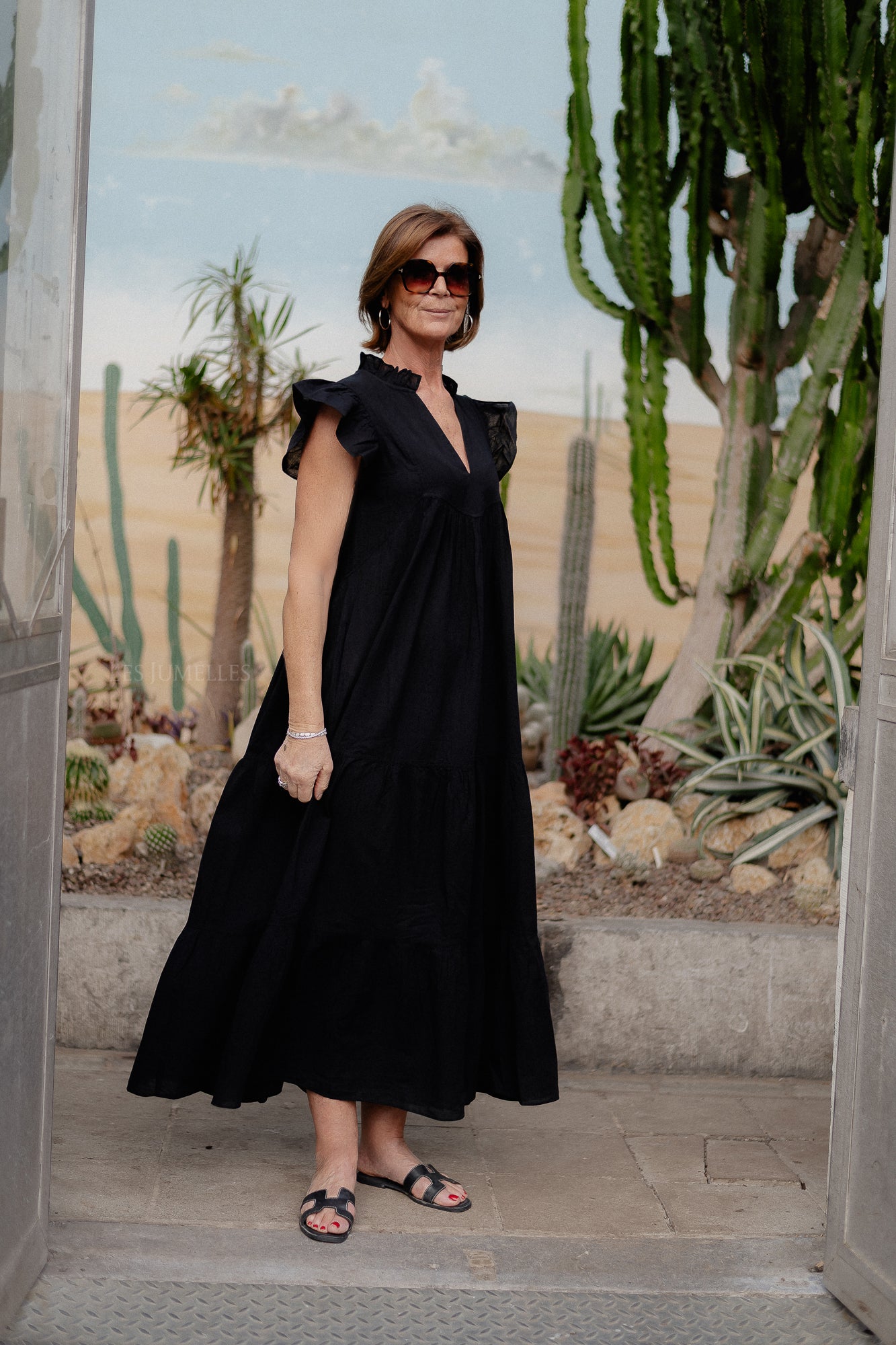 Terrific long dress black