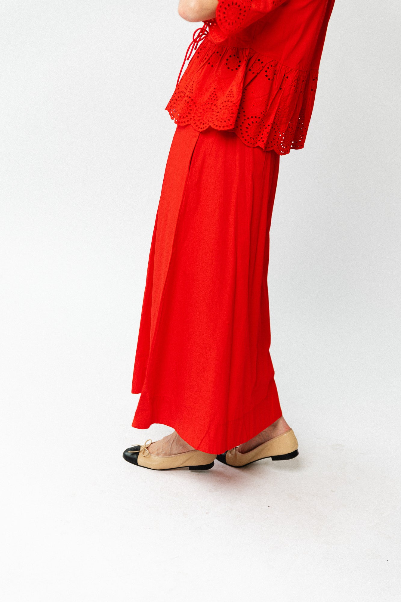 YASColea HW ankle skirt noos fiery red