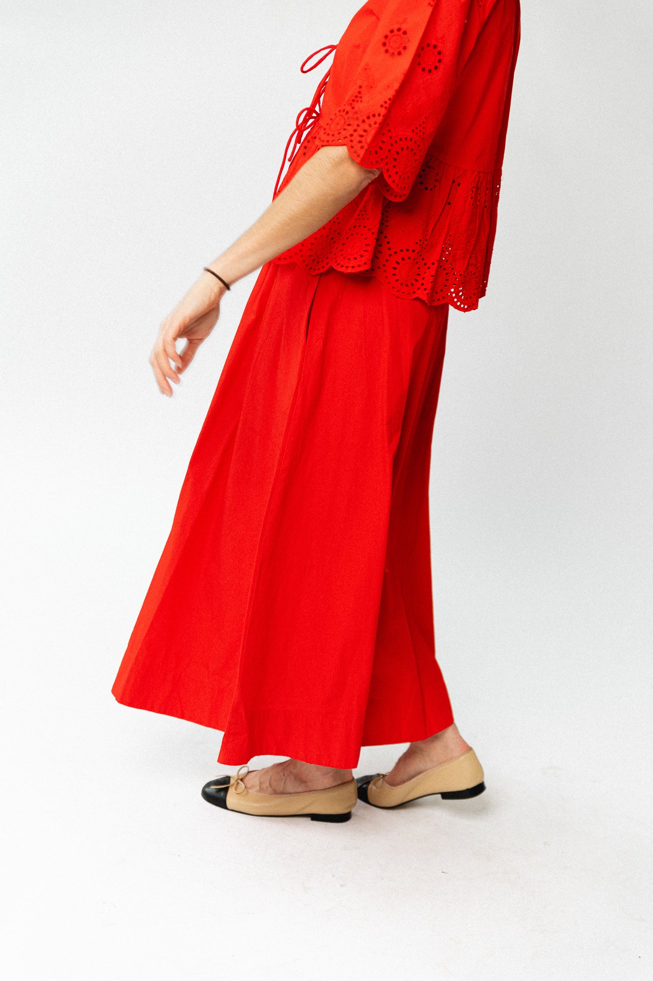 YASColea HW ankle skirt noos fiery red