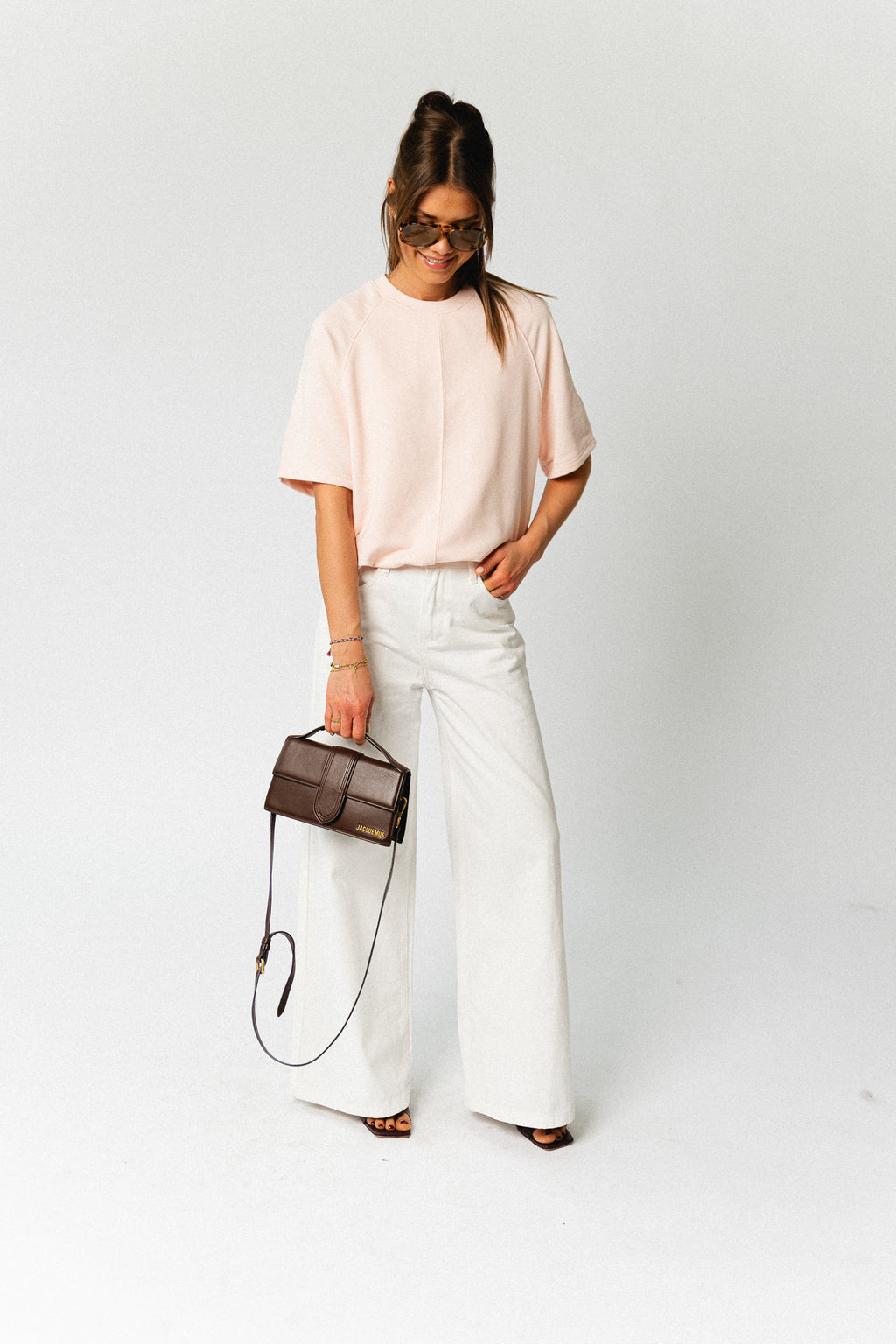 SLWTabby SS bubble sweat pale dogwood