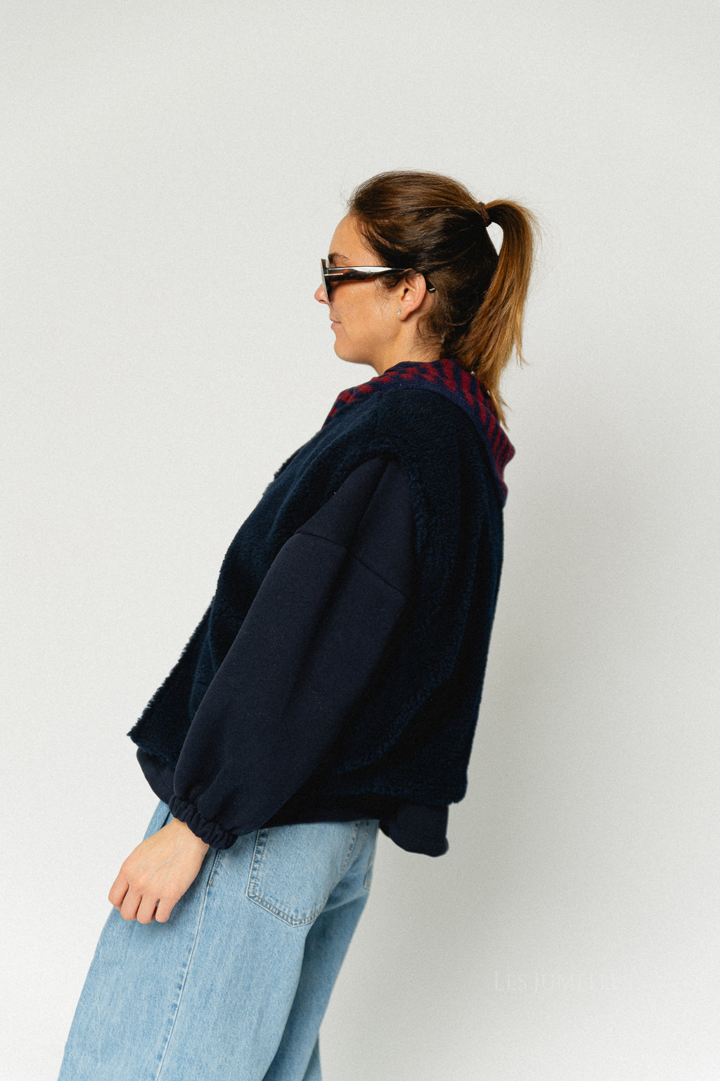 Axelle sleeveless jacket navy