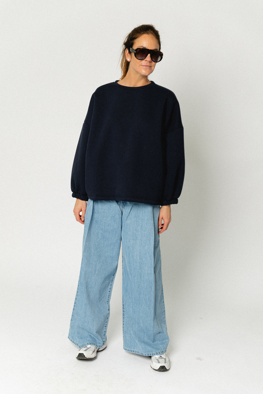 ORIGINAL 'Mommy' sweater navy/red
