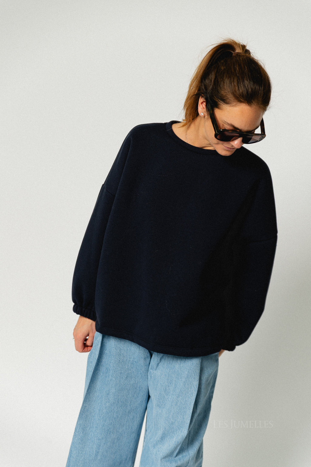 ORIGINAL 'Mommy' sweater navy/red
