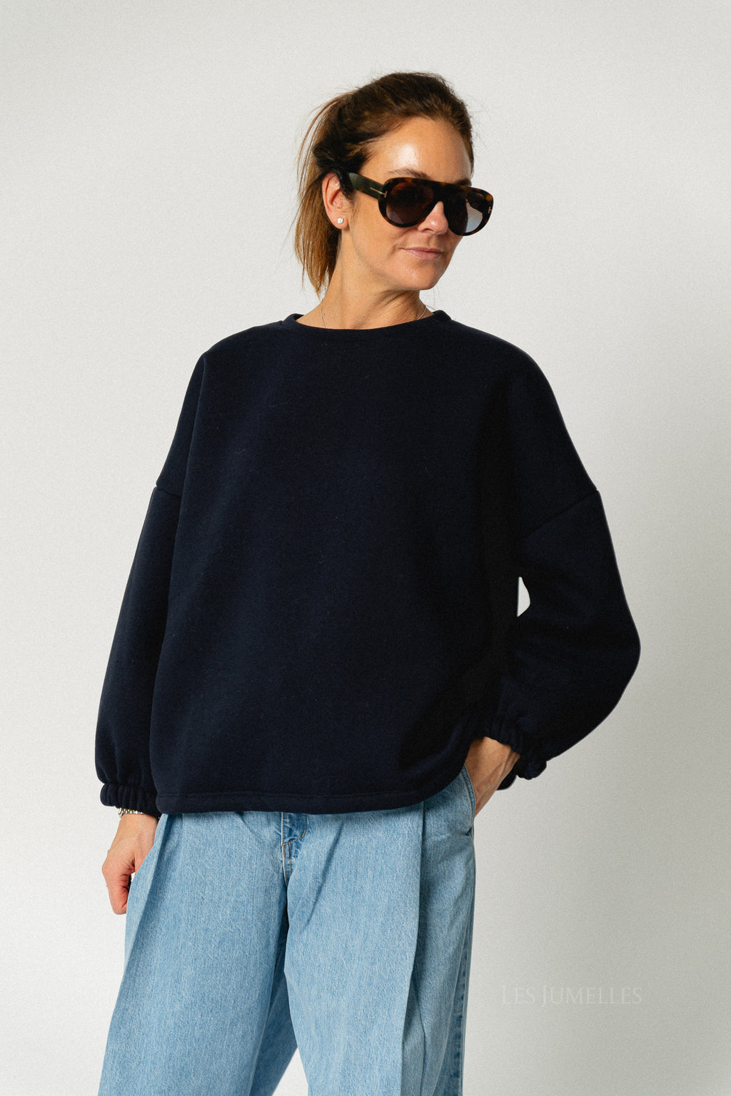ORIGINAL 'Mommy' sweater navy/red