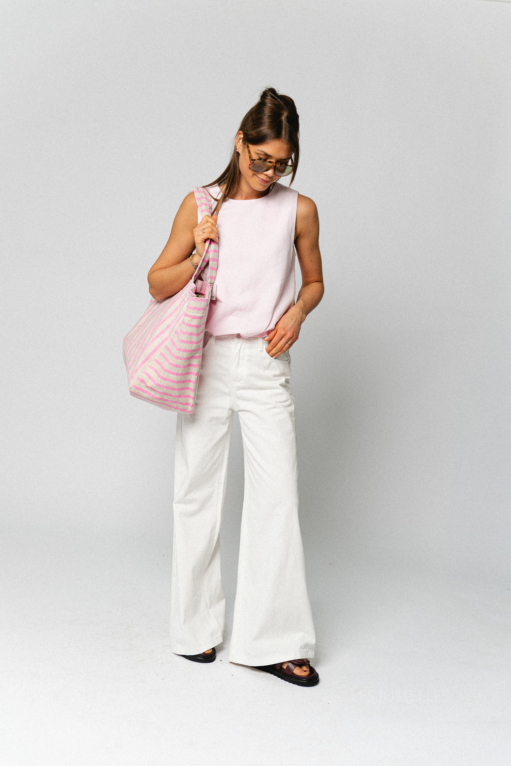 VIPrisilla O-neck SL balloon top cherry blossom