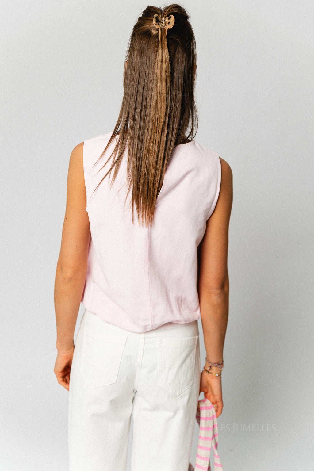 VIPrisilla O-neck SL balloon top cherry blossom