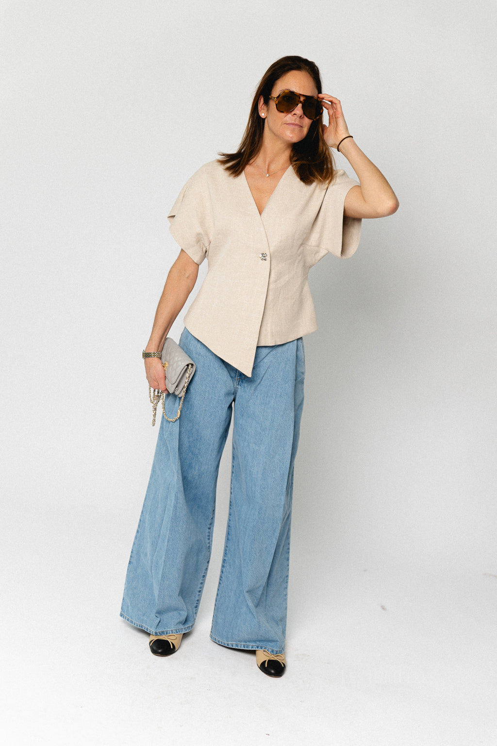 YASComira SS blazer oatmeal