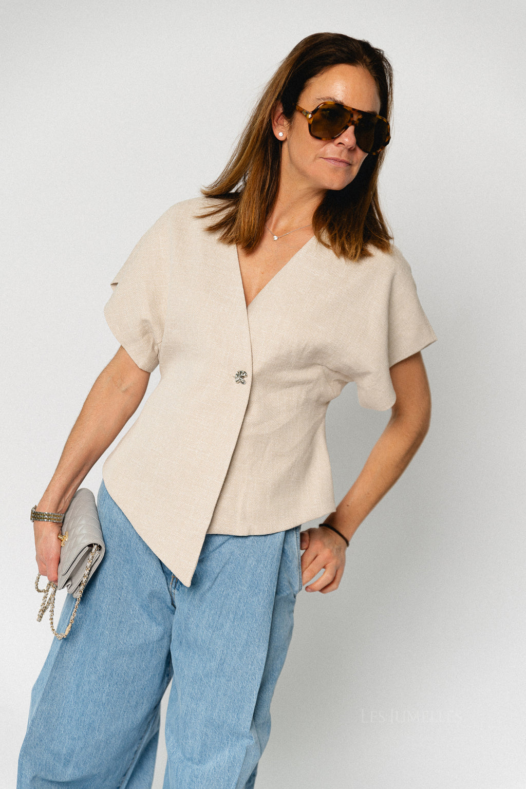 YASComira SS blazer oatmeal