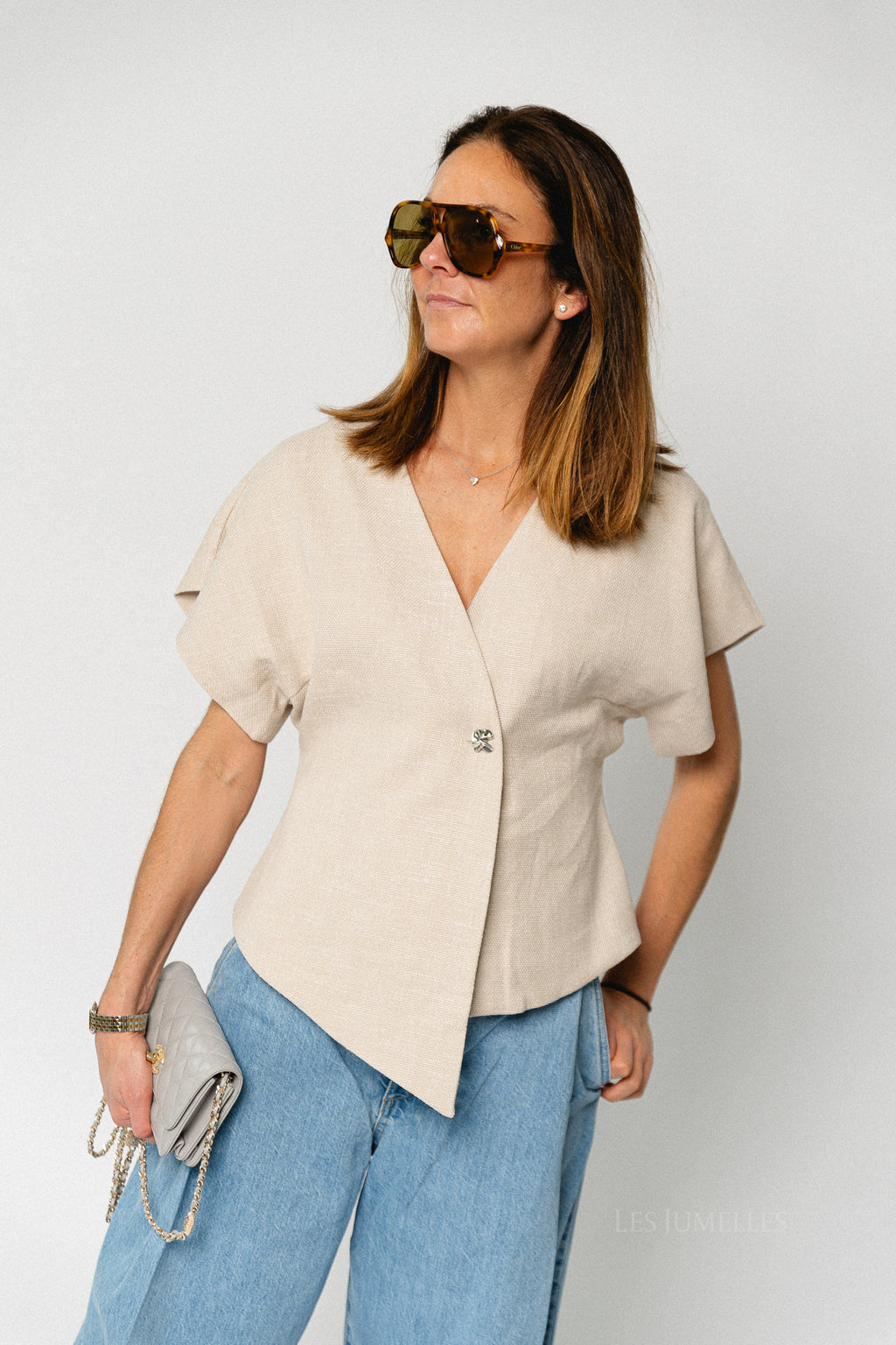 YASComira SS blazer oatmeal