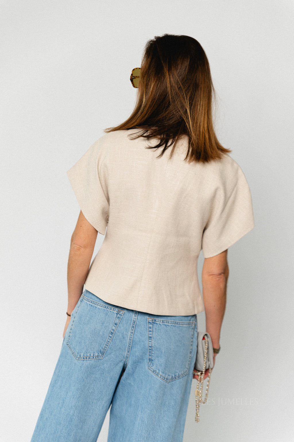 YASComira SS blazer oatmeal