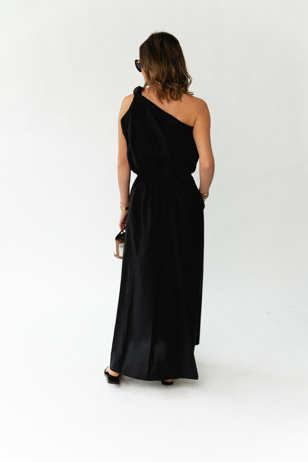 Haut asymétrique Fran noir