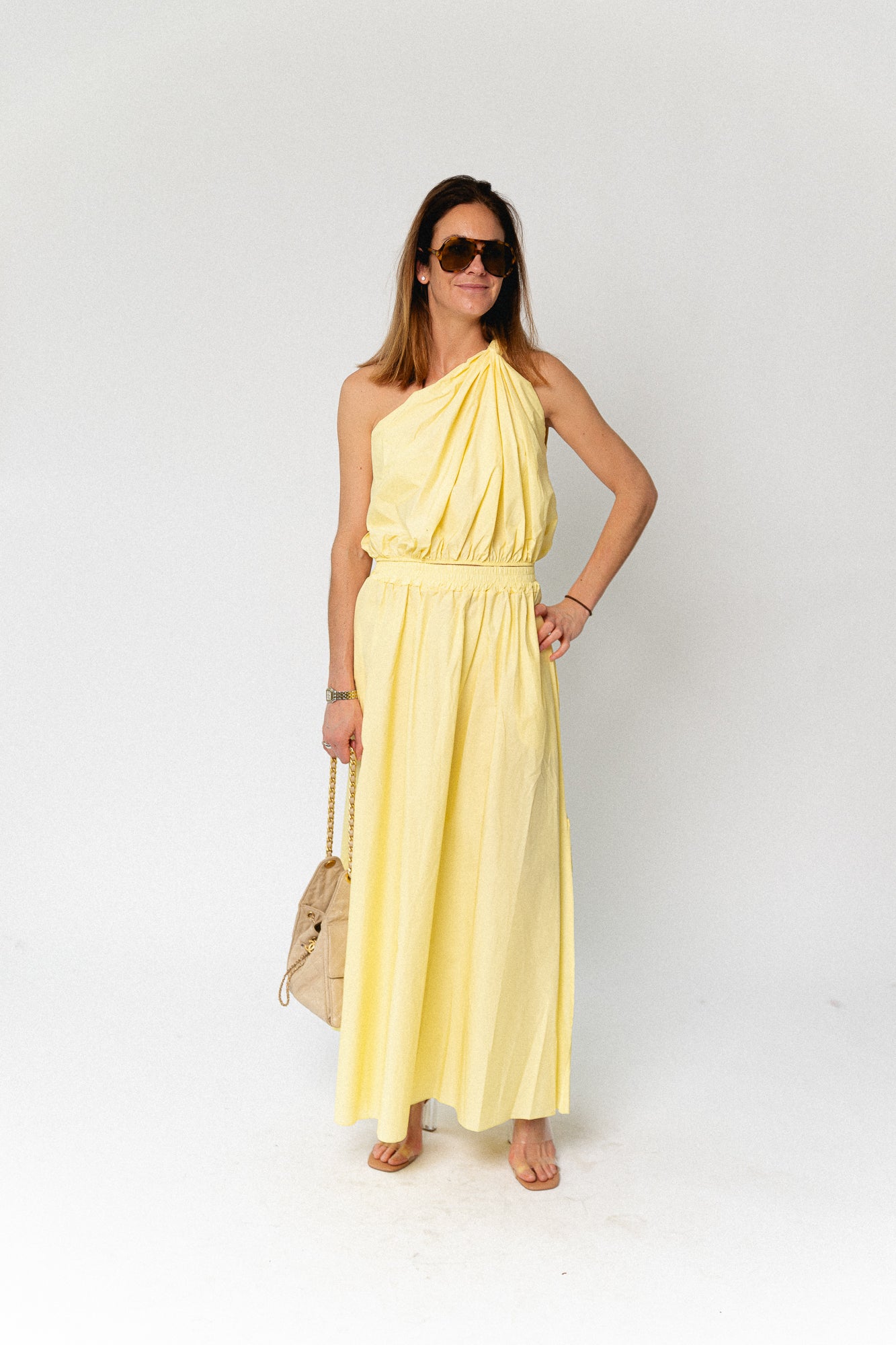 Fran long skirt sunshine yellow