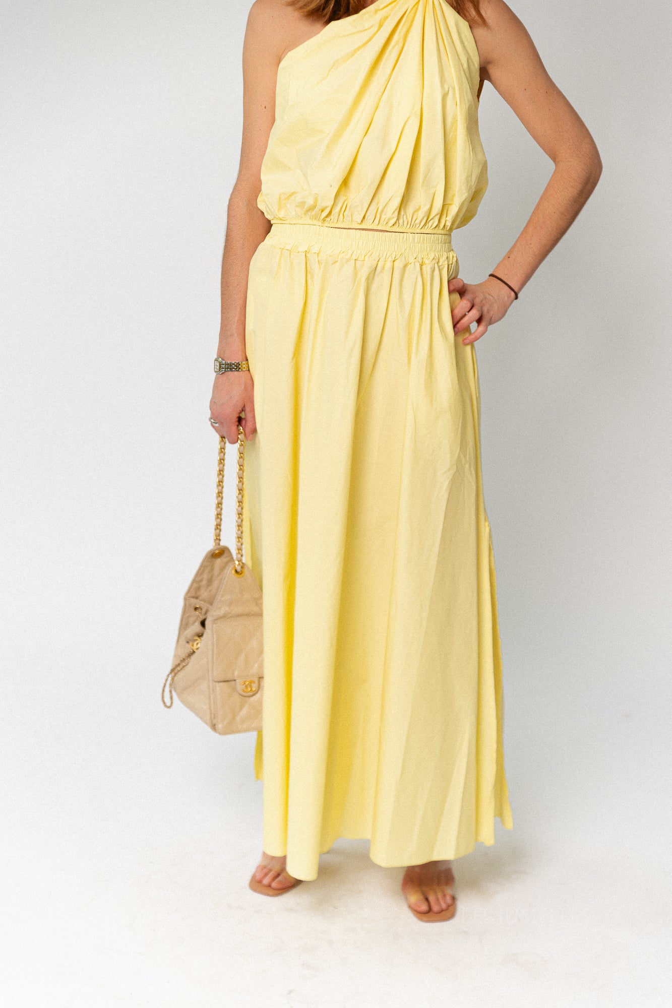 Fran long skirt sunshine yellow