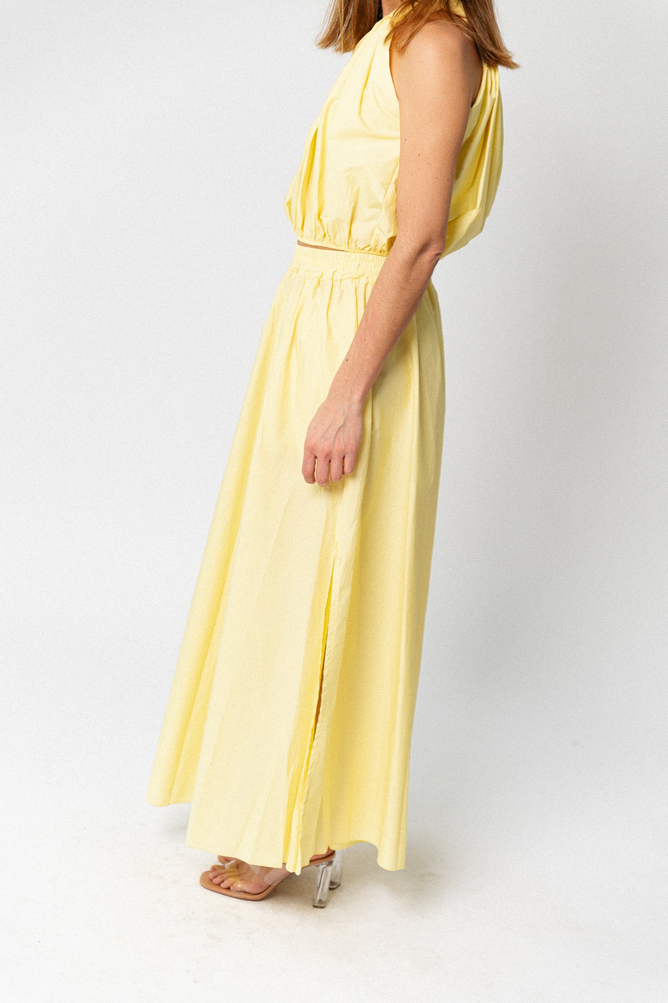 Fran long skirt sunshine yellow