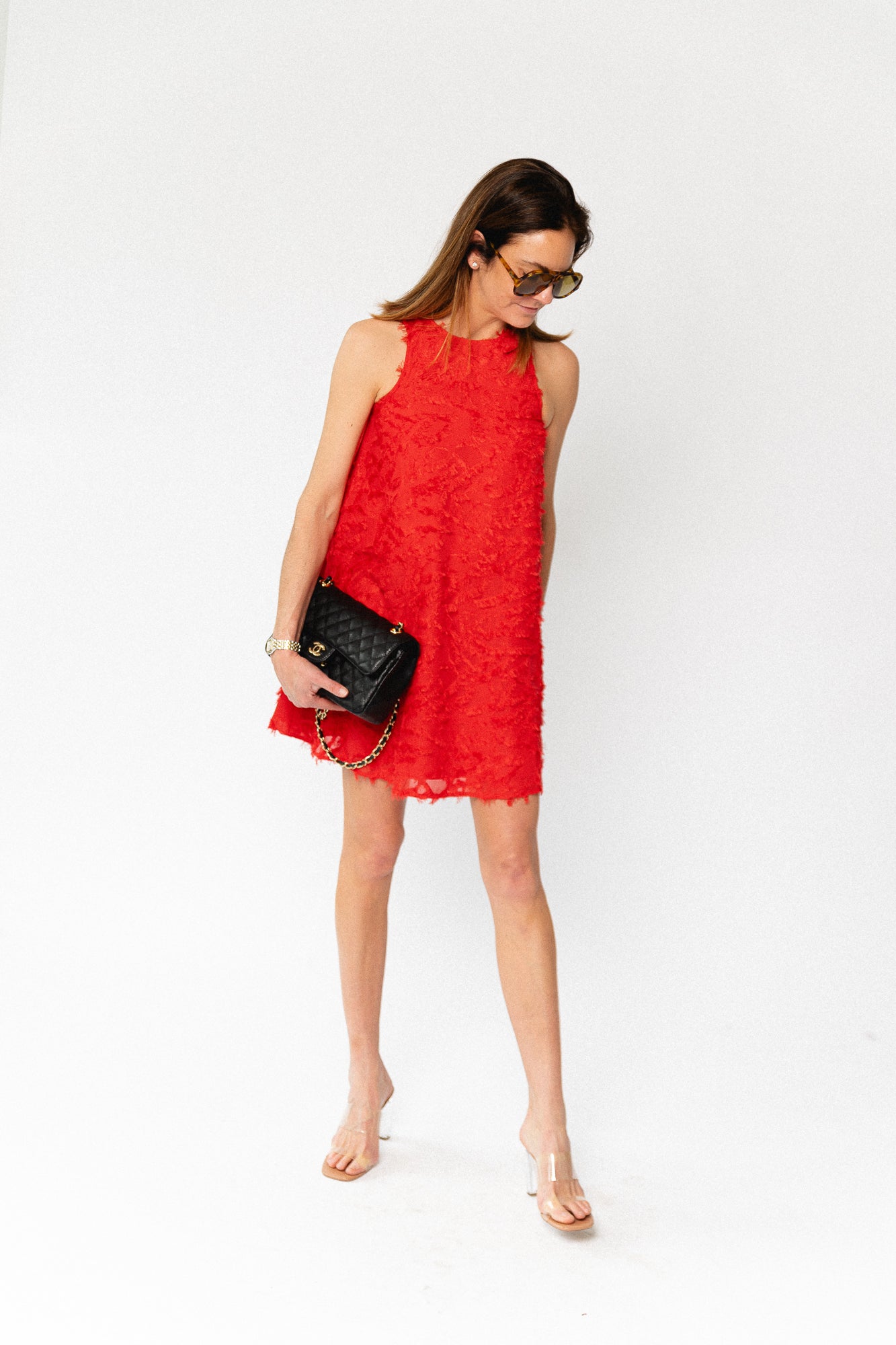 YASParia SL dress poinsettia