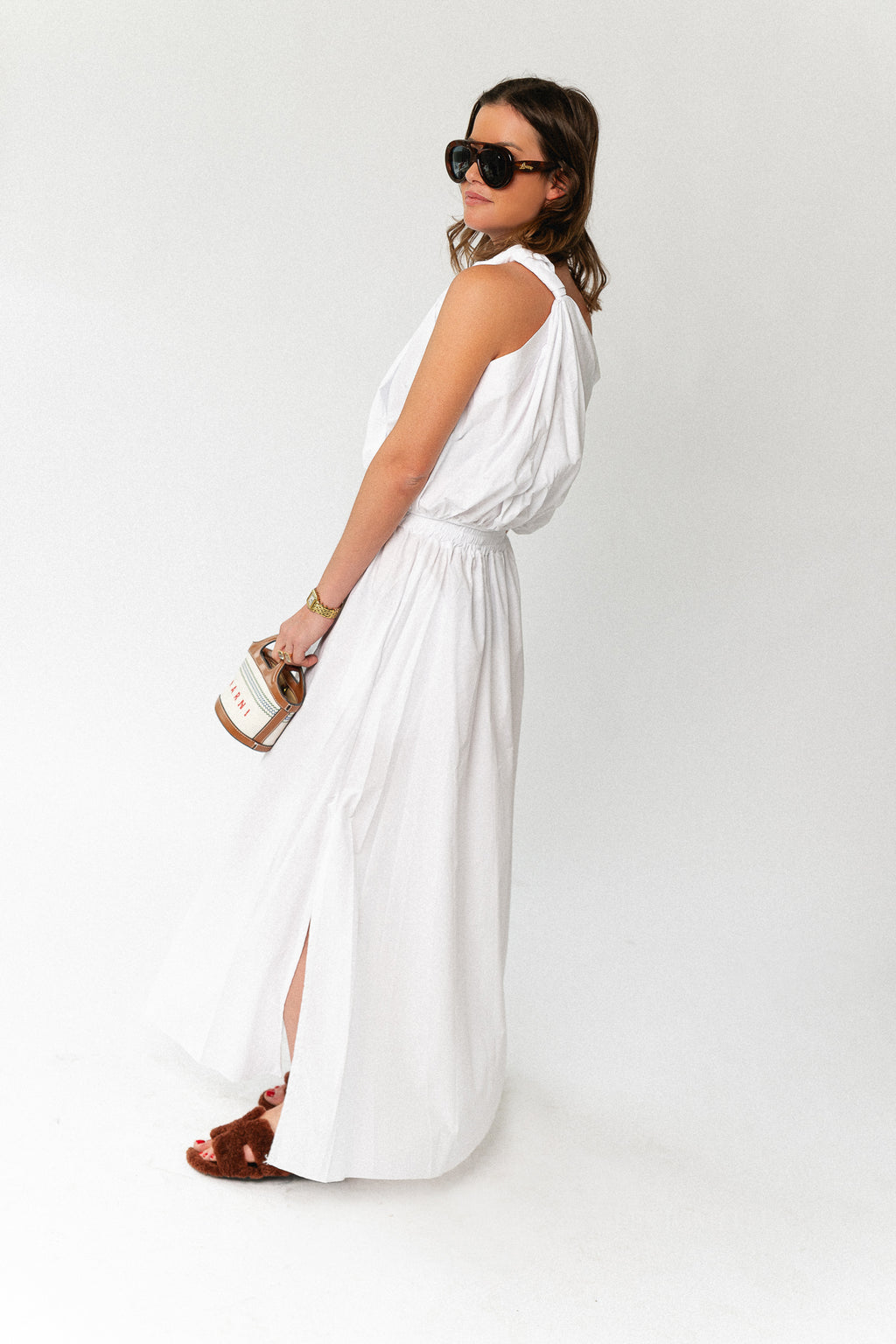 Fran one shoulder top wit