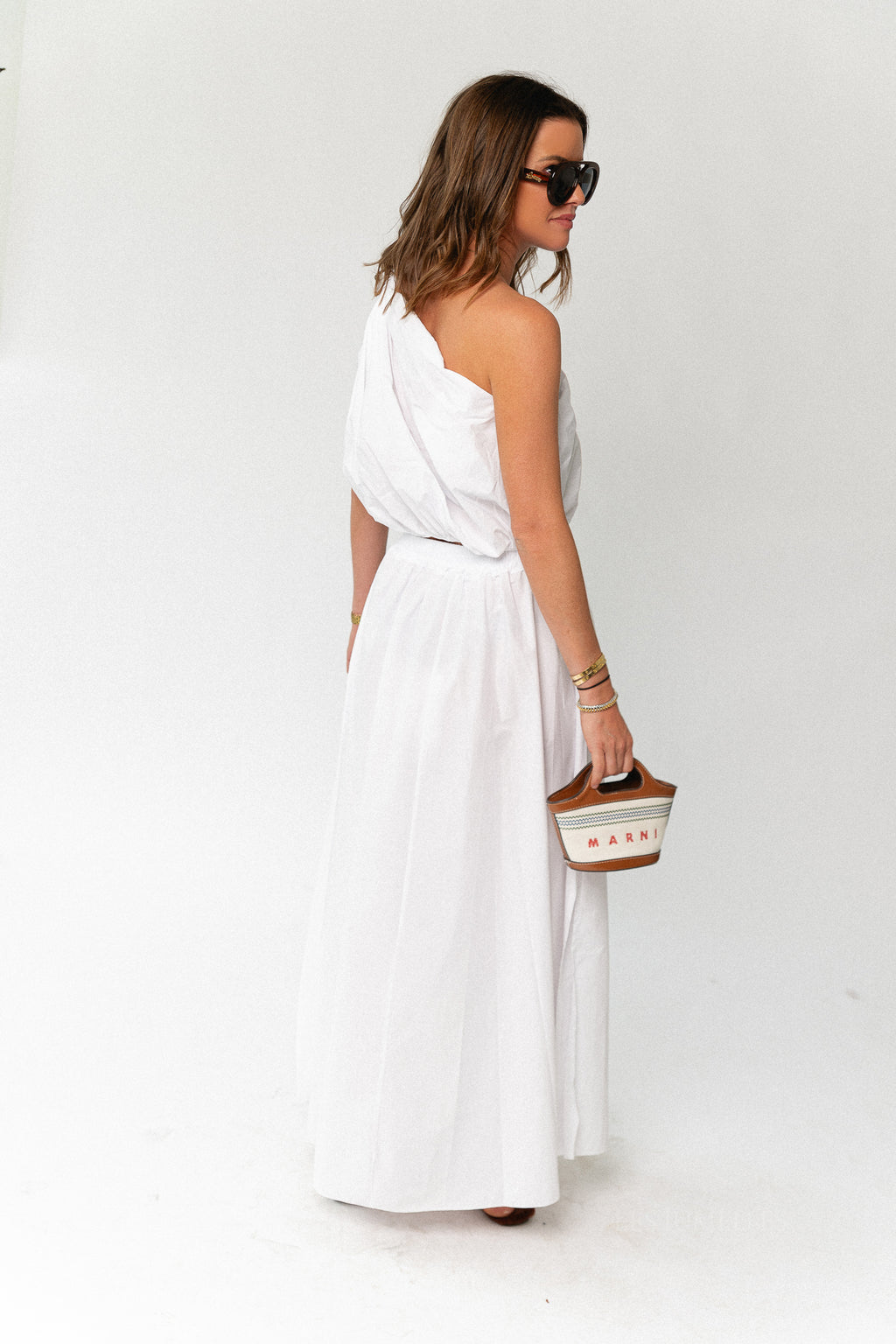 Fran one shoulder top wit