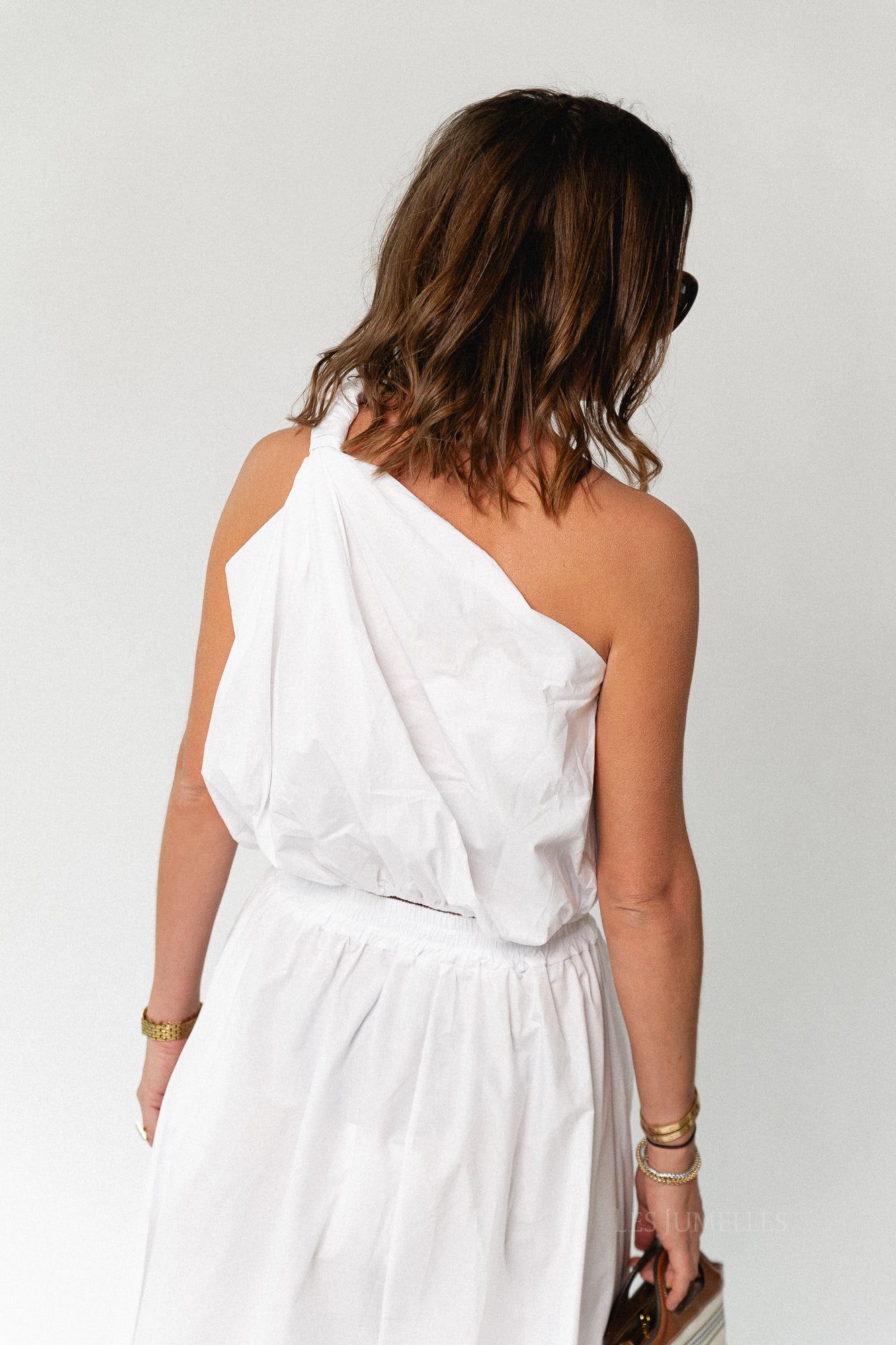 Fran one shoulder top wit