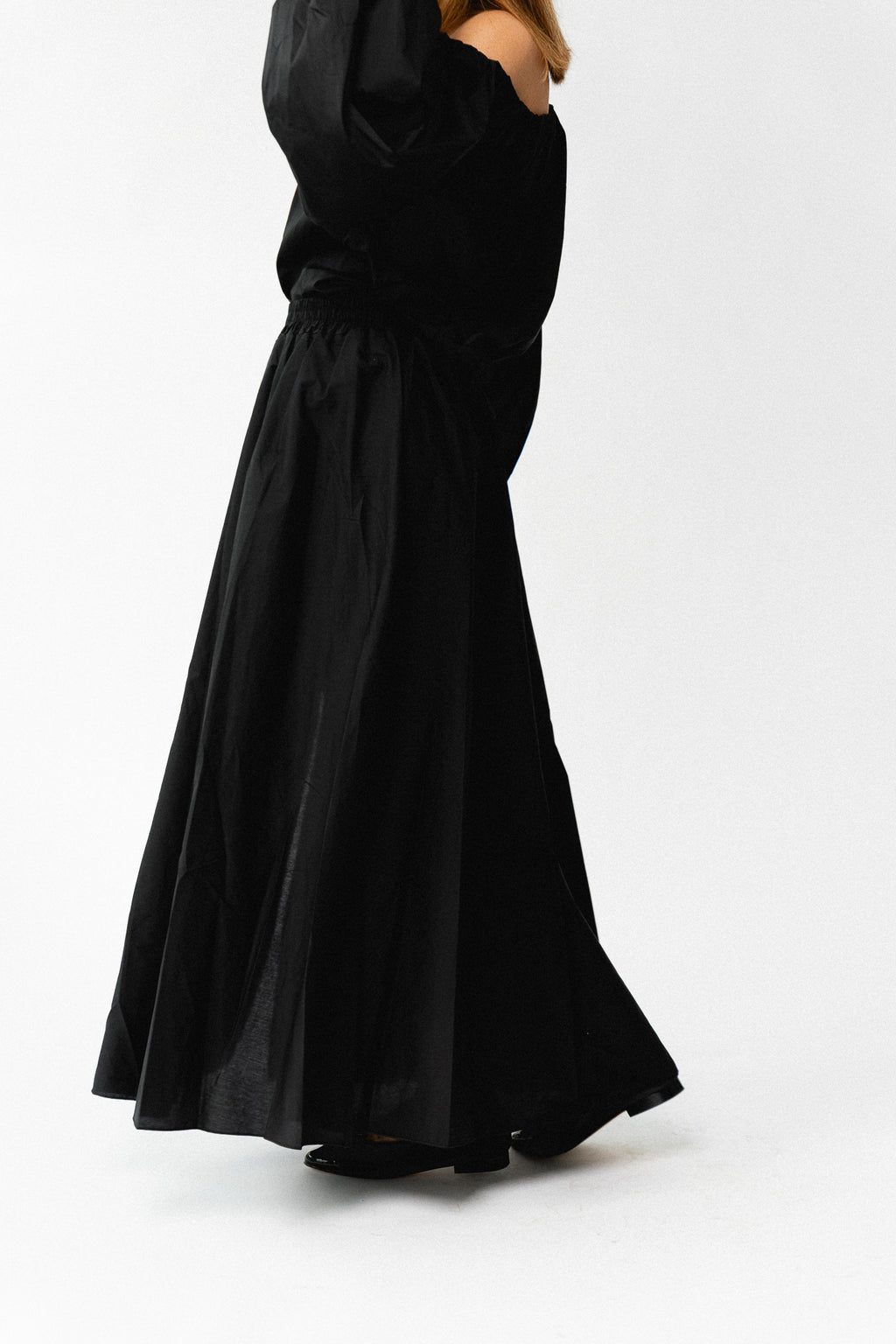 Jupe longue Fran noire