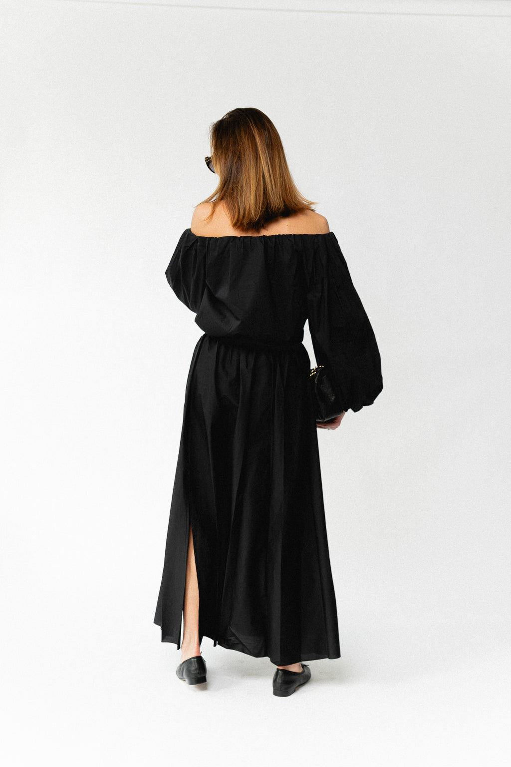 Fran off shoulder blouse zwart