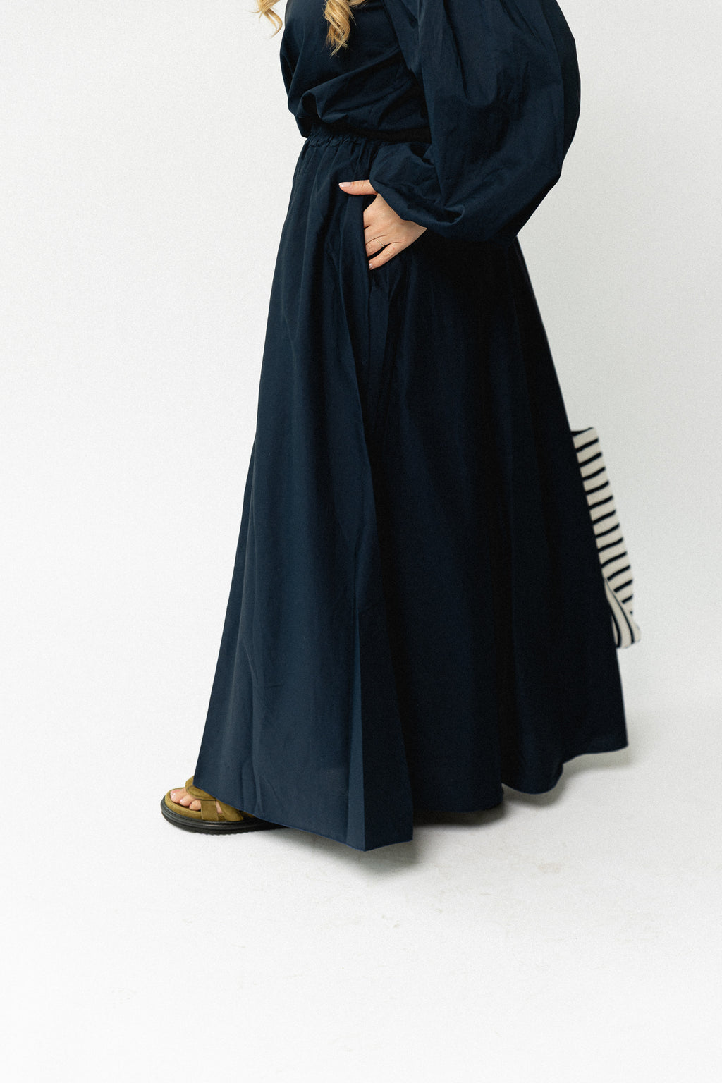 Fran long skirt navy