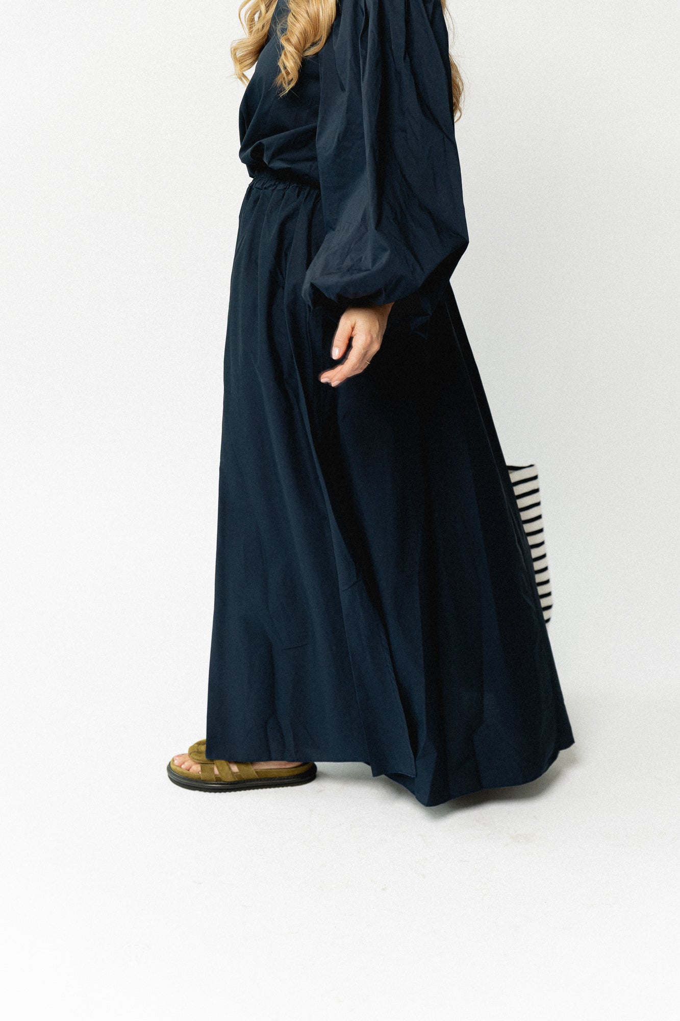 Fran long skirt navy
