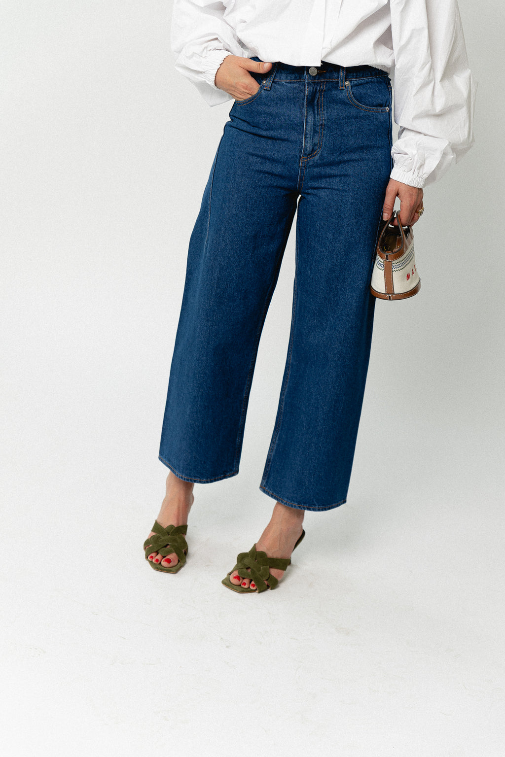 Tjara jeans mid blue denim