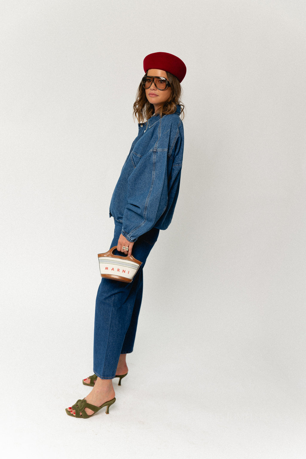 Jilian jacket mid blue denim