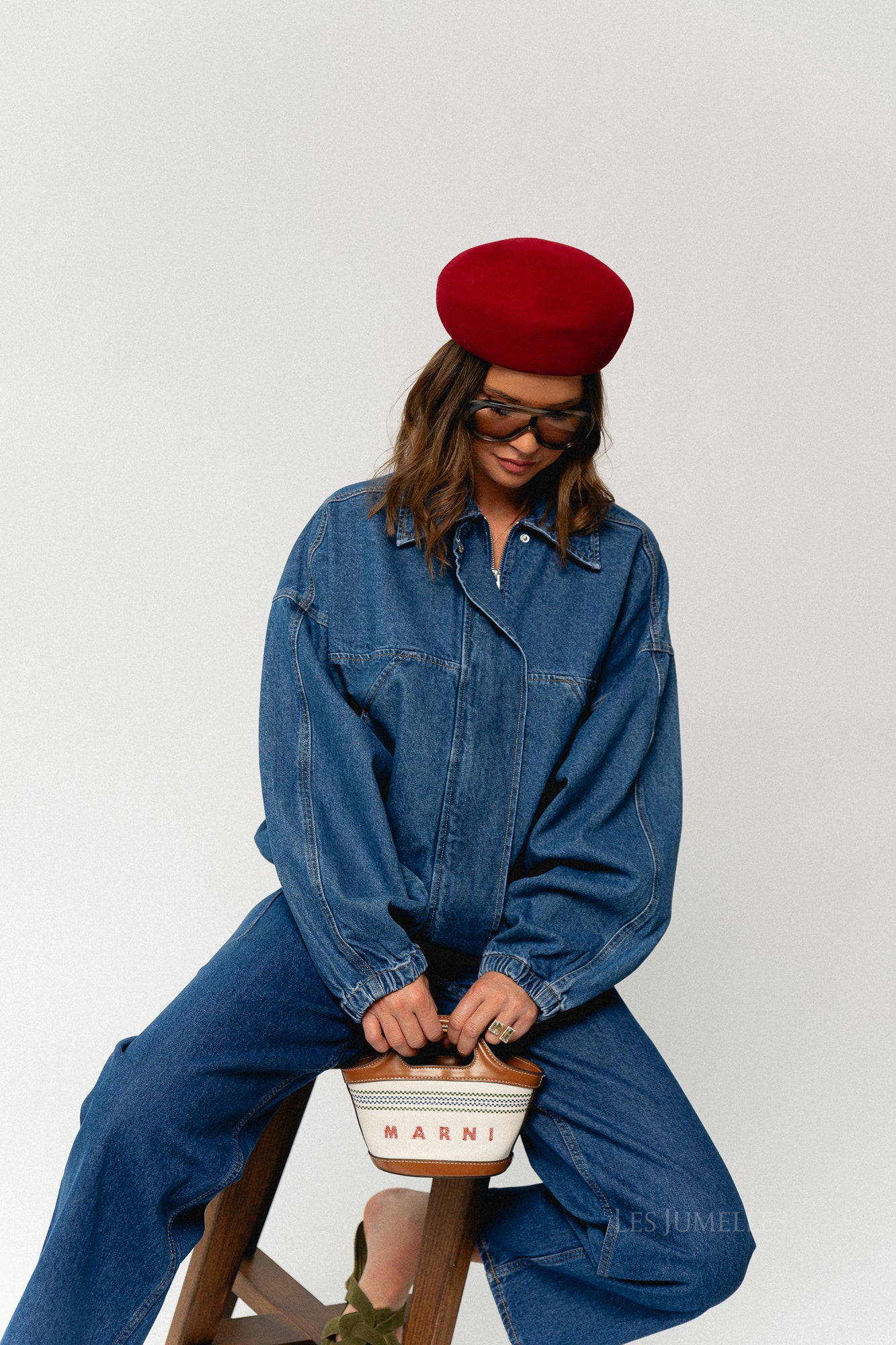 Jilian jacket mid blue denim